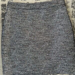 Banana Republic Shimmery Silver Mini Skirt